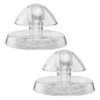 minkissy 2pcs Transparent Aquarium Snail Trap, Effective Snail Catching Device
