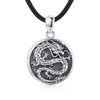 CUOKA MIRACLE Men's Picture Chain 925 Sterling Silver Round Locket