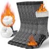 Alvada Merino Wool Hiking Socks Thermal Warm Crew Winter Boot