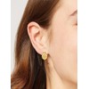 14K Gold Plated Earrings for Women S925 Sterling Silver Post