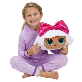 Franco LOL Surprise Diva Kids Bedding Super Soft Plush Junior Cuddle Pillow Buddy, One Size