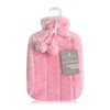 Revitale Luxury Cosy Faux Fur Pom Pom Hot Water Bottle