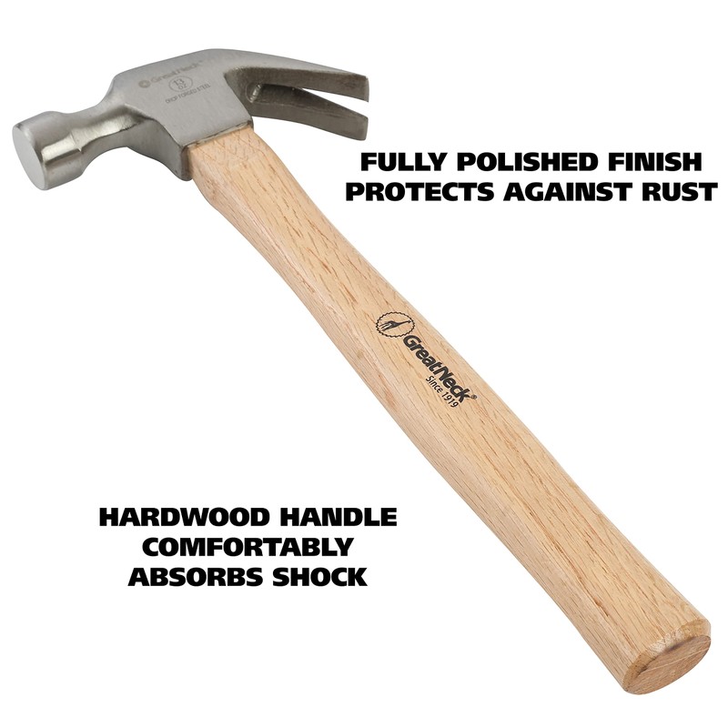 GreatNeck M13C 13 Oz. Curved Claw Hammer