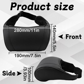 NCTNCX Auto Nackenkissen,Auto Kopfstütze, Auto kissen mit Verstellbarem Riemen, Kopfkissen für Autositz Universell