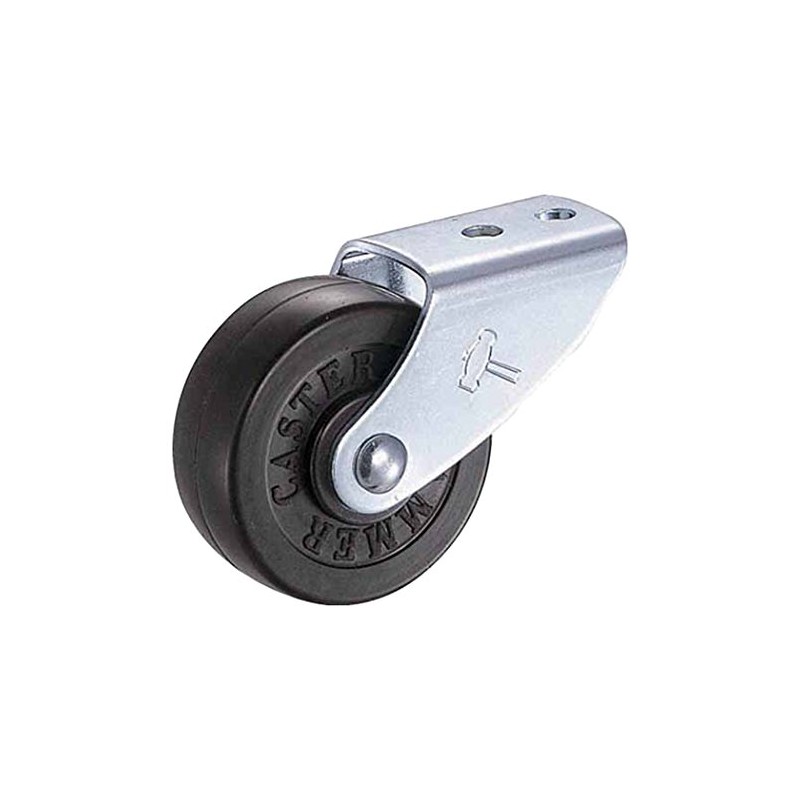 155 Series Fixed Rubber Wheel 50mm 155-R50