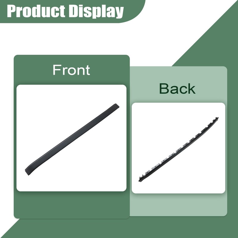 ATUOTPO Passenger Side Outer Glass Front Windshield Pillar Molding Compatible
