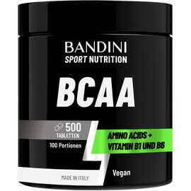 Bandini® BCAA 500 Tablets + Vitamin B1 & B6 Branched Chain Amino Acid