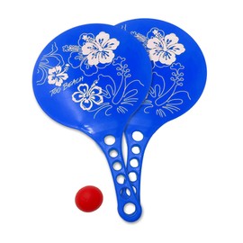 THE REPLICANT Set of 2 Beach Racquets + Ball - Choice of Colours (Dark Blue)