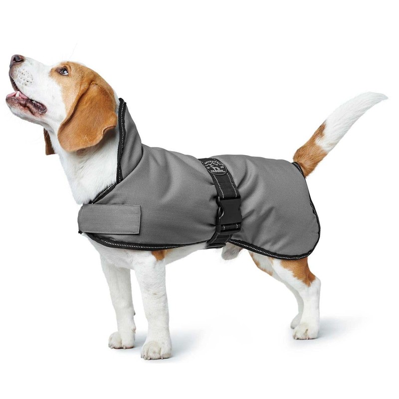Hunter Denali Dog Coat, Warm, Water Resistant, 45, Grey