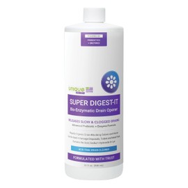 Unique Super Digest-It Bio-Enzymatic Acid-Free Drain Opener and Clog Remover for Household Use (32 fl oz)