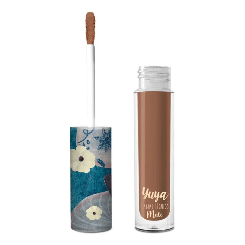 Labial Líquido Mate Yuya Eco - Nude Delicado Larga Duración