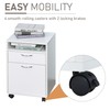 HOMCOM Mobile File Cabinet Organizer with Drawer and Cabinet, Printer