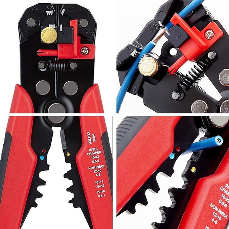 3 in 1 Automatic Wire Stripper Crimper, Self-Adjusting Wire Cutter