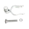 2 Pack Chain Link Fence Gate Post Hinge - Use