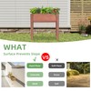 Cedar Raised Garden Bed with Legs, Elevated Planter Box for