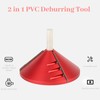 PVC Deburring Tool, 2 in 1 Exterior Interior PVC Deburring