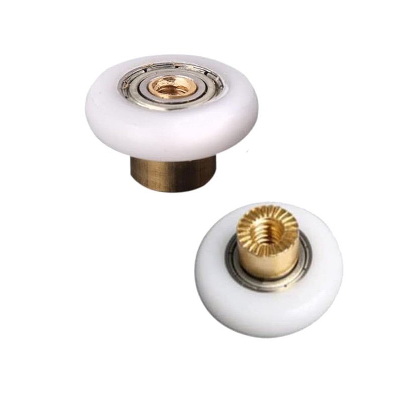 Shower Door Rollers，Roller Diameter 27mm, The Bathroom Glass Door Replacement