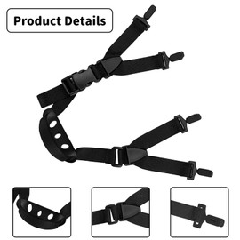 2 Pcs Hard Hats Hard Hats Chin Strap Hard Hats Hard Hat Adjustable Strap Chin Strap Universal Safety Helmet Strap Construction Compatible with Most Hard Hats on The Market Lower Jaw Support