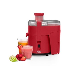 Compact Electric Juice Extractor, 2-Speed Centrifugal Juicer, Red