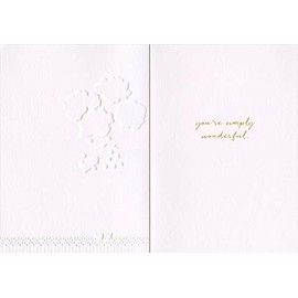 Pictura Girl with Roses Very Big Thank You Sara Miller Thank You Card