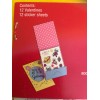Creatology Valentine's Day Sticker Exchange Card Kit 12 Cards Cat