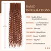 FAVE Double Ended Dreadlock Extensions 10 Strands Synthetic Wavy Dreadlock