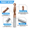 Solid Carbide 3/16" Drill Bits, Tungsten Carbide Drill Bit Set