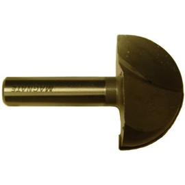 Magnate 808 Core Box Router Bit - 2" Cutting Diameter, 1/2" Shank Diameter, 1-1/4" Cutting Length