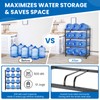 jolybebe 5 Gallon Water Jug Holder for 12 Bottles Without