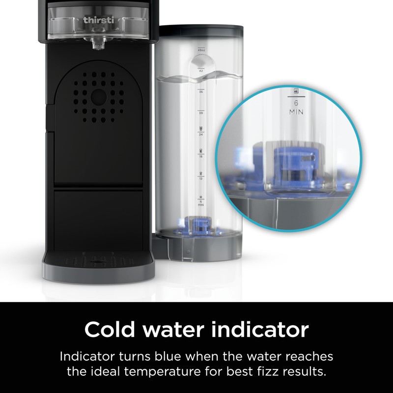Ninja WCX01WR Thirsti 48oz Removable Water Reservoir, Black. Only Compatible