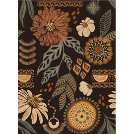 Adhesive Shelf Liner[Updated Version],Shelf Contact Paper for Cabinets,Vinyl Film Decorative Drawer Liner for Dresser Sticker (Bronze/Black/Purple, 17.4 inch x 117 inch)