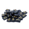 WANGCL 25Pcs Black Obsidian Runes Stones Set, Tumbled Gemstone with
