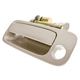 TRQ Front Left Exterior Door Handle Beige Drivers Side Compatible with 1997-2001 Lexus ES300 Toyota Camry
