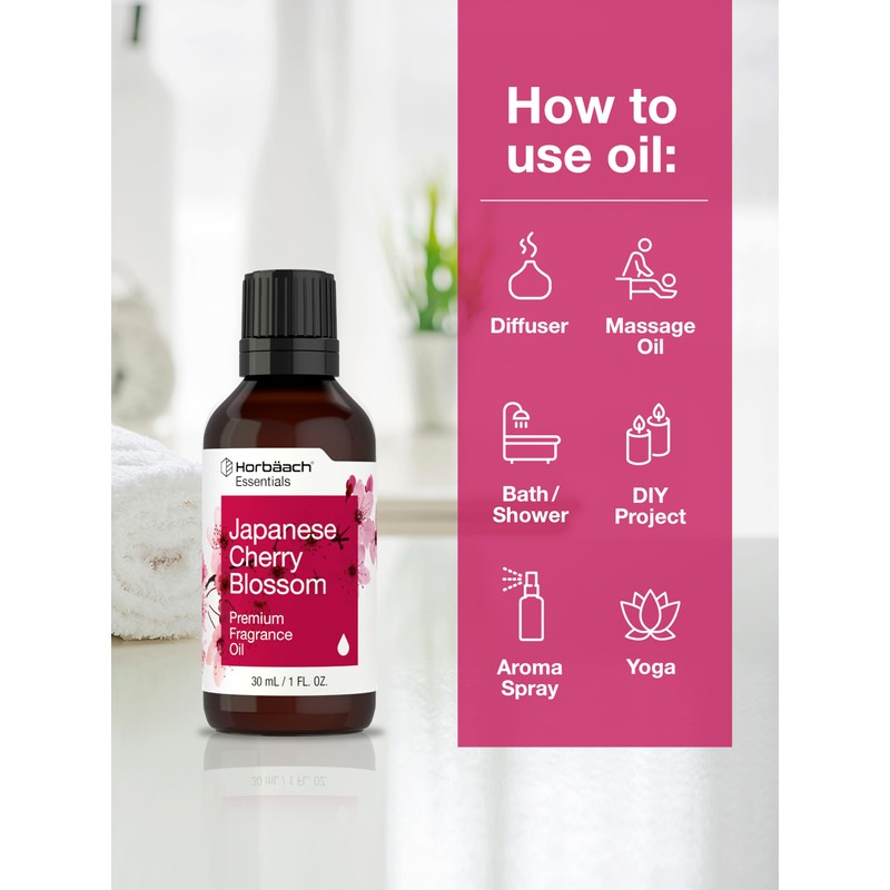 Horbäach Japanese Cherry Blossom Fragrance Oil | 1 fl oz