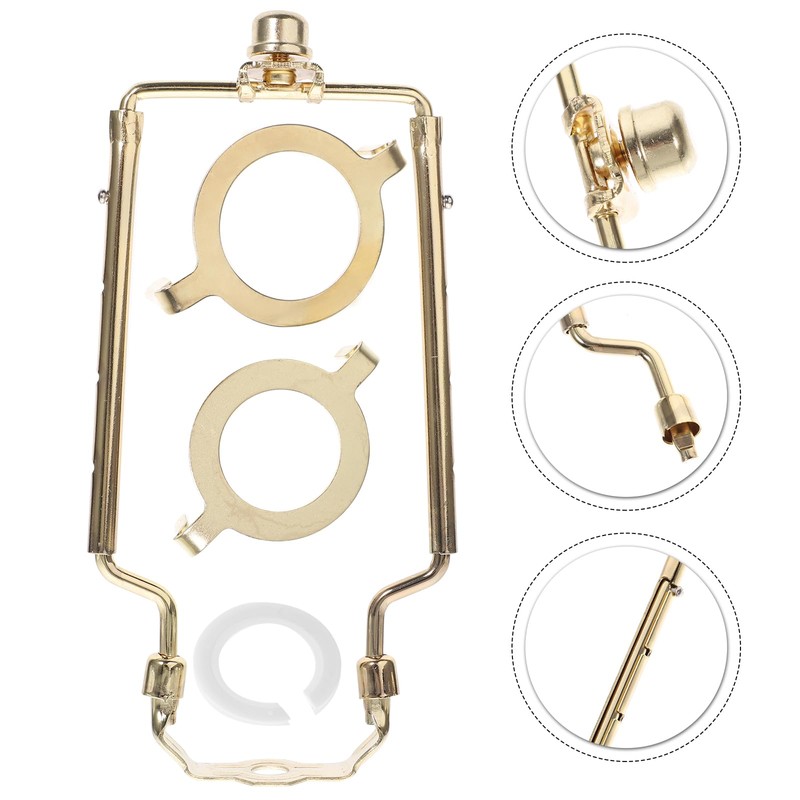 Lamp Shade Harp Holder, Adjustable Lamp Harp Kit, Fit Both