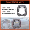 ECOTRIC Center Dash Instrument Panel Lid Compatible with 2004 2005