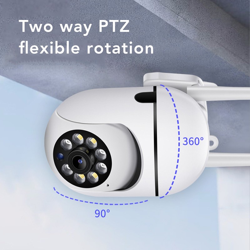 Wireless Smart Camera 1080P HD Night Vision 360° Rotation WIFI