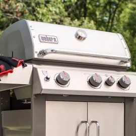 Weber Stainless Steel Polish for Grills Removes Fingerprints Grease Citrus Fresh