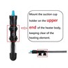 AQUANEAT Aquarium Heater, 100W Fish Tank Heater, Adjustable Submersible Water