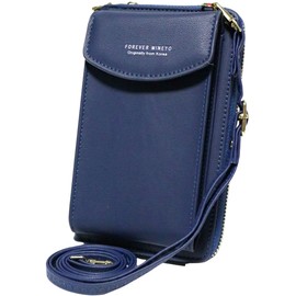 Sp Lab Smartphone Pochette Vertical Smartphone Shoulder Mini Shoulder Portable Pochette Crossbody, navy