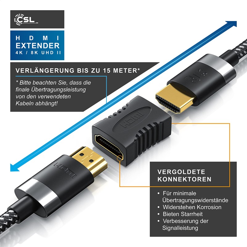 CSL - HDMI to HDMI Coupling HQ - Female to