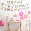 Fullhawl 24 Pcs Flower Birthday Banners Wildflower Spring Decorations Include