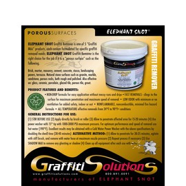 Graffiti Remover Elephant Snot (128 oz) and Shadow Max 2@ (32 oz) Large tag kit