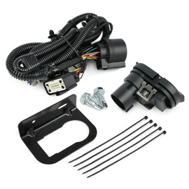 Trailer Rear Bumper Tow Connector Wiring Harness Hitch Wire Kit Without Parking Aid Compatible with Ford F-150 2015-2020 HL3Z-13A576-D HL3Z-13A576-B FU5Z-14489-A