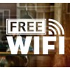 Wall4stickers Free WiFi Window Sign Vinyl Sticker Graphics Cafe Shop