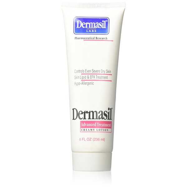 Dermasil Advanced Treatment Creamy Lotion 8 Oz Tube