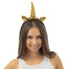 P 'tit clown 82203 Unicorn Headband Gold and Black, One