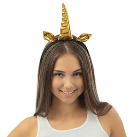 P 'tit clown 82203 Unicorn Headband Gold and Black, One Size