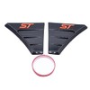 SHLPDFM 1 Pair of Mudguard Side Ventilation Covers Car Fender