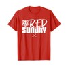 Tiger Red Sunday Golf T-Shirt